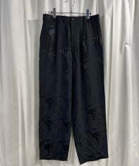1997AW yohji yamamoto pour homme バラ模様パンツ（HI-P06-210）