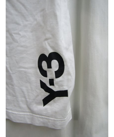 Y-3 yohji yamamoto バックプリント襟デザインカットソー 3C-9