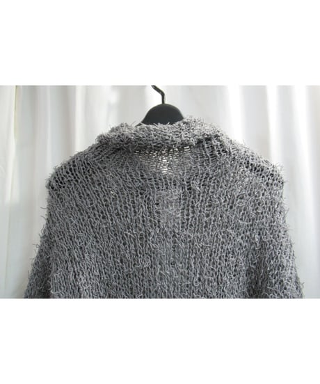 94aw yohji yamamoto pour homme vintage マリオネット期 グレー デザインニット（HV-K57-114）