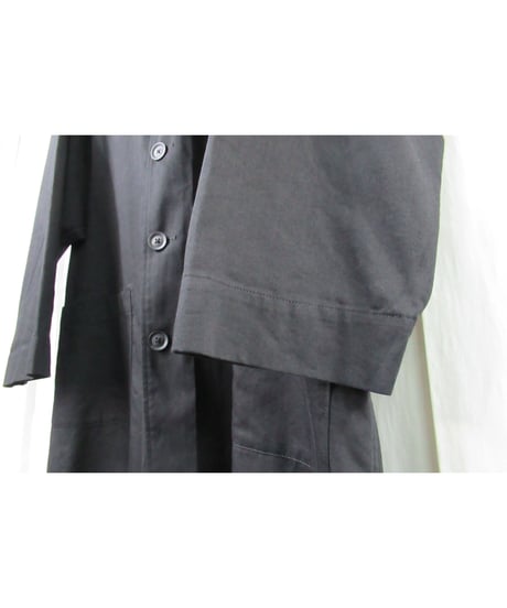 19ss yohji yamamoto pour homme  スリーブ パチポケットデザイン ロングコート（HH-C09-039）
