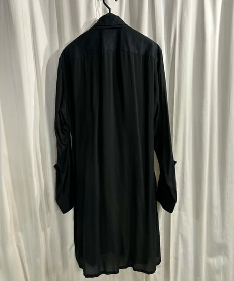 BLACK Scandal yohji yamamoto 2枚襟ロングブラウス（HV-B24-805）