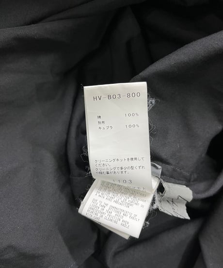 2018aw yohji yamamoto pour homme 素材切替えデザイン オーバーブラウス（HV-B03-800-3）