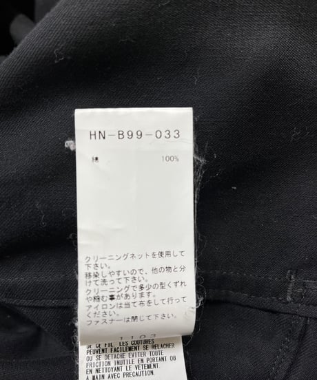 2020SS BLACK Scandal yohji yamamoto スタッフブラウスコート（HN-B99-033）
