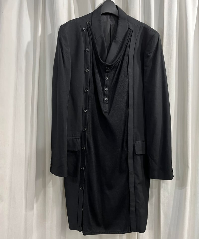 Yohji Yamamoto ニットドッキングロングジャケット　ビンテージYohji