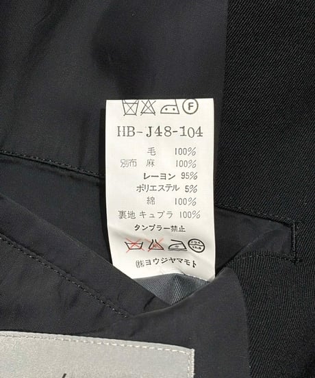 1995SS yohji yamamoto pour homme vintage ダブルジャケット（HB-J48-104）