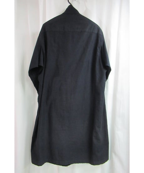 17ss yohji yamamoto pour homme スタンドカラーロングブラウス HD-B06-002