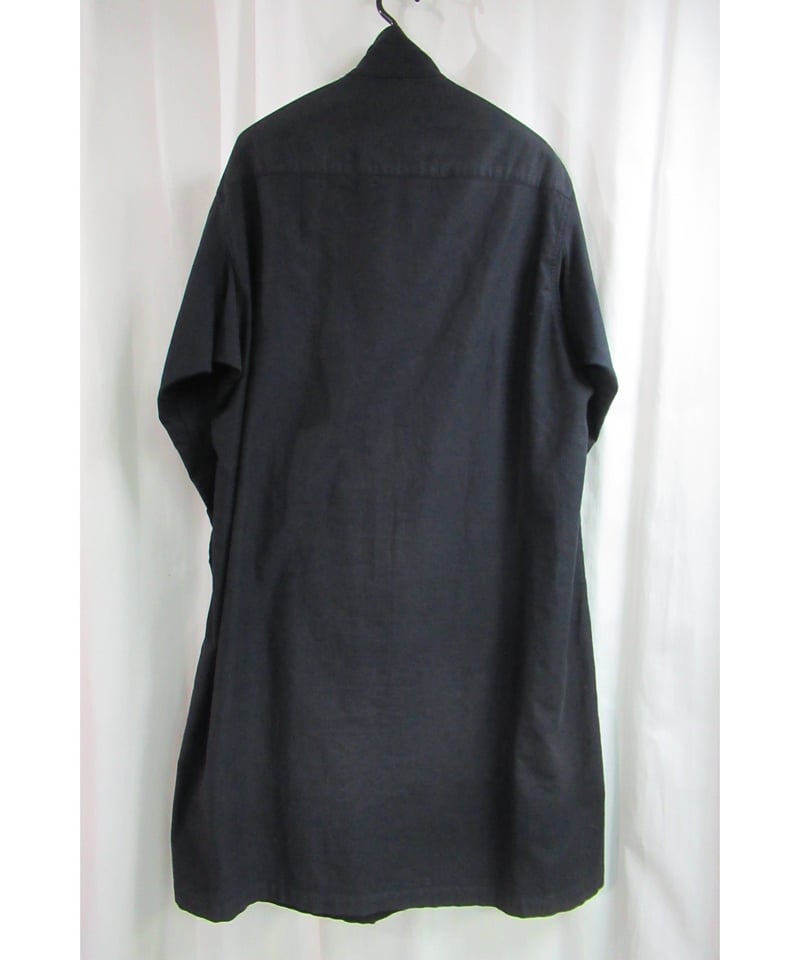 17ss yohji yamamoto pour homme スタンドカラーロングブラウス H 17ss yohji yamamoto pour homme スタンドカラーロングブラウス H