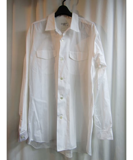 95ss yohji yamamoto pour homme vintage 開襟ミリタリーブラウス HB-B51-094