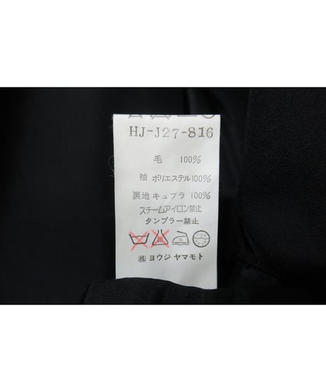 98ss yohji yamamoto pour homme vintage 袖ジャージ切替えデザインジャケット HJ-J27-816