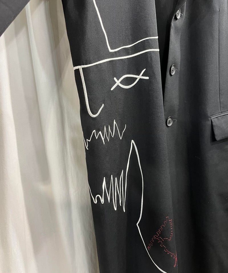 Yohji Yamamoto pour homme 1999AWロングジャケット 1996AW yohji yamamoto pour homme レザー切り替えロングジャケッ