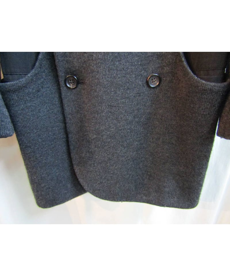 96aw yohji yamamoto femme ニット切替デザインジャケット FG-J33