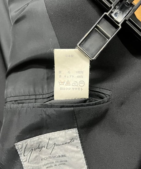 1980's yohji yamamoto pour homme 3釦ジャケット（H-J-029xxx）