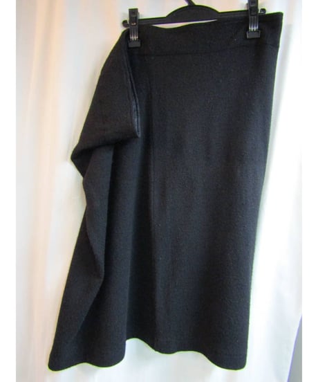 Y's yohji yamamoto サイドドレープニットボックススカート YO-T43-541