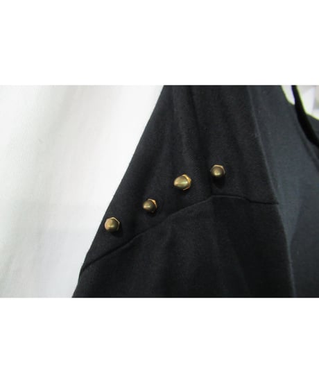 19aw B yohji yamamoto スタッズ付デザインカットソー NC-T71-074