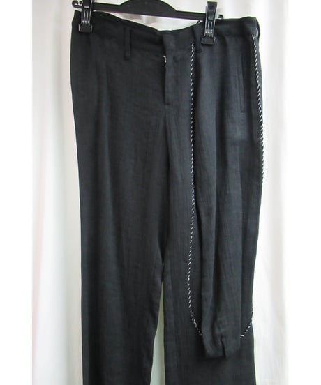 新品 09ss yohji yamamoto femme ステッチデザインワイドパンツ FV-P04-300