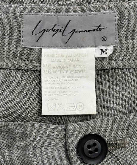 1980's yohji yamamoto femme vintage パンツ 丸文字ロゴ（F-P-191xxx）