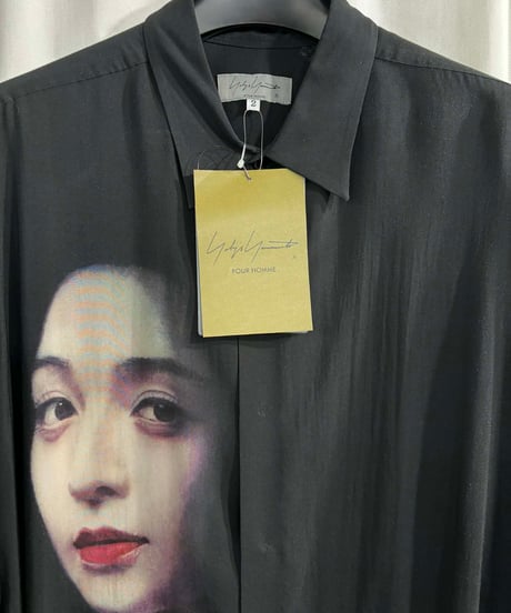 2024AW yohji yamamoto pour homme 内田すずめ ファン ビンビン ブラウス（HO-B41-232）