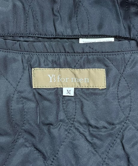 Y's for men yohji yamamoto vintage キルティングジャケット（MC-J24-204）