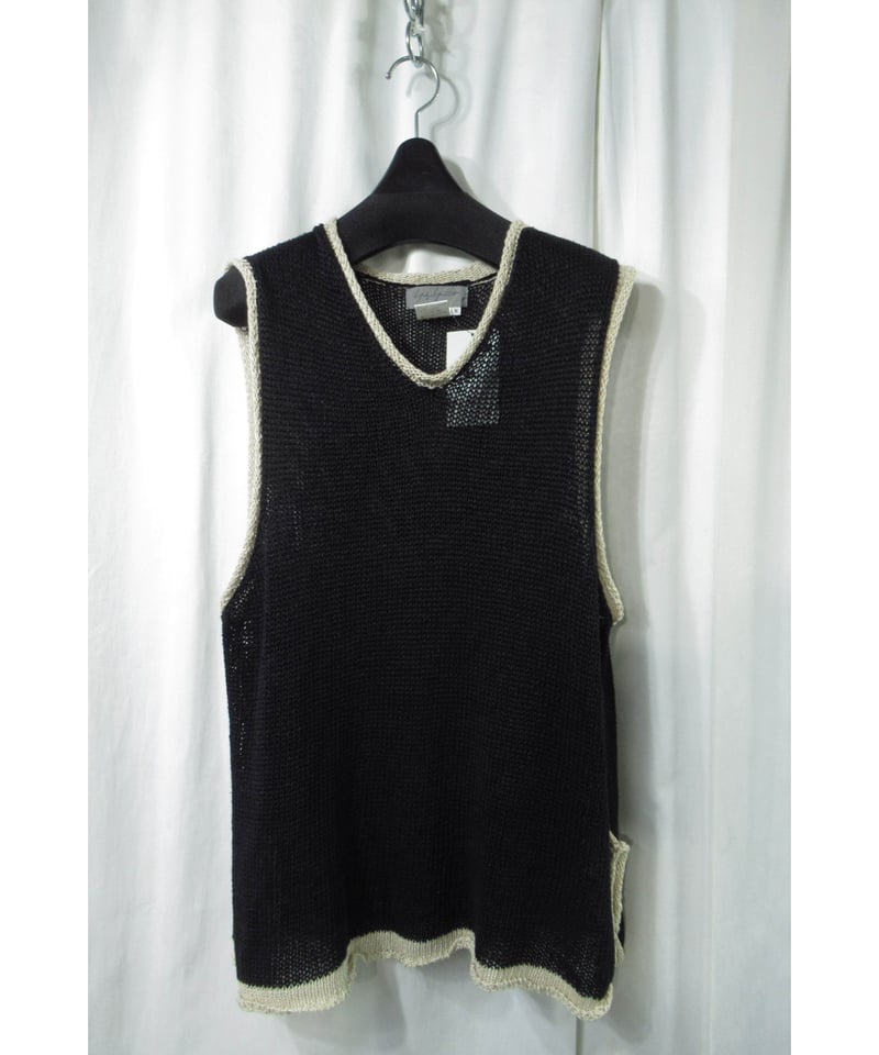 97ss yohji yamamoto pour homme vintage 麻 スリーブレス