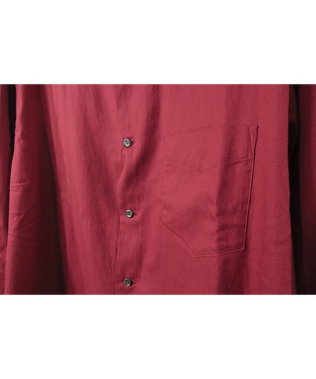 Y's for men SHIRTS yohji yamamoto 赤 コットン シンプルブラウス（MT-B30-058）