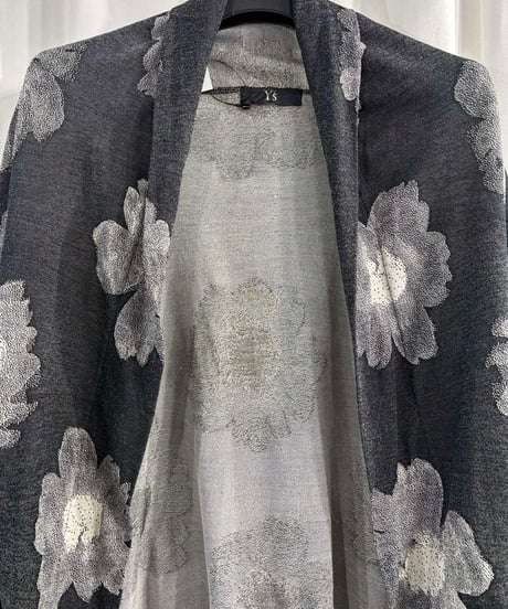 Y's yohji yamamoto 花柄カーディガン（YT-T03-072）