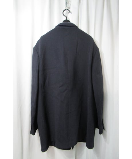 95aw yohji yamamoto pour homme vintage 鹿鳴館期 紺 ニット切替えデザインセットアップ（HE-J29-128）