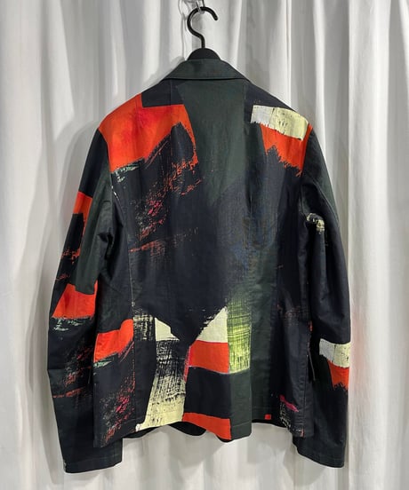 2016SS yohji yamamoto pour homme 朝倉優佳 ペイントジャケット（HO-J41-035）