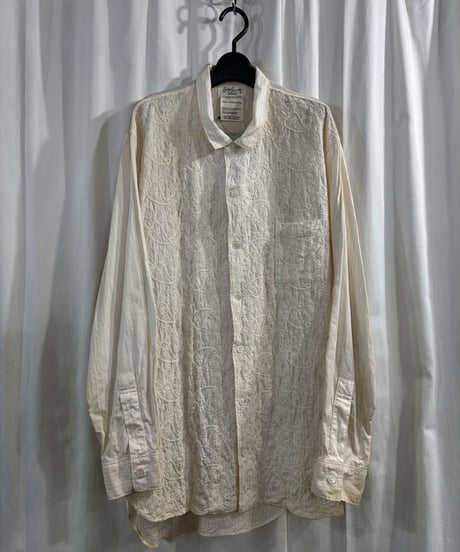 1980's yohji yamamoto pour homme vintage 刺繡ブラウス（H-B-136xxx）