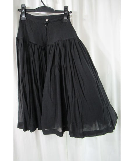レア AD1988 COMME des GARCONS NOIR 変形チュールフレアスカート AO-15001S