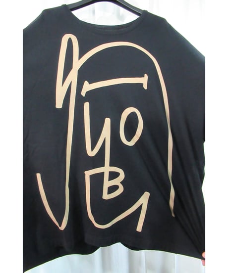 17aw BLACK and BLACK yohji yamamoto +noir  プリントデザインカットソー NK-T57-073