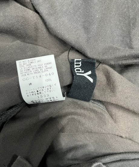 Ground Y yohji yamamoto ビッグTシャツ（GG-T14-040）