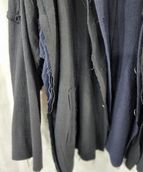 2015aw yohji yamamoto pour homme レイヤードリバーシブルジャケット  (HY-B15-105)