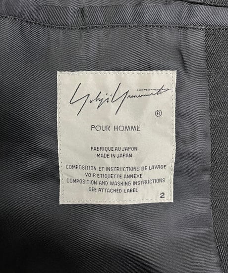 2020AW yohji yamamoto pour homme 3釦ロングジャケット（HR-J64-118）