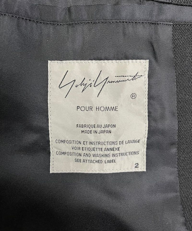 レア YOHJI YAMAMOTO POUR HOMME 09awジャケット 3 12/6発売