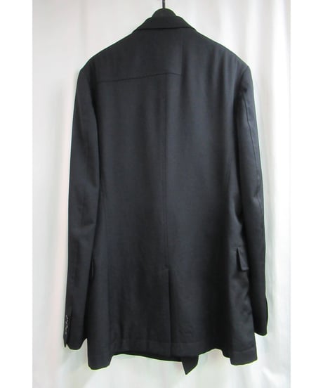 13aw yohji yamamoto pour homme ダブルファスナー 襟デザインジャケット HQ-J31-100