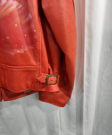 1991AW6.1THEMEN  yohji yamamoto pour homme vintage マーメードレザーブルゾン  yy-1