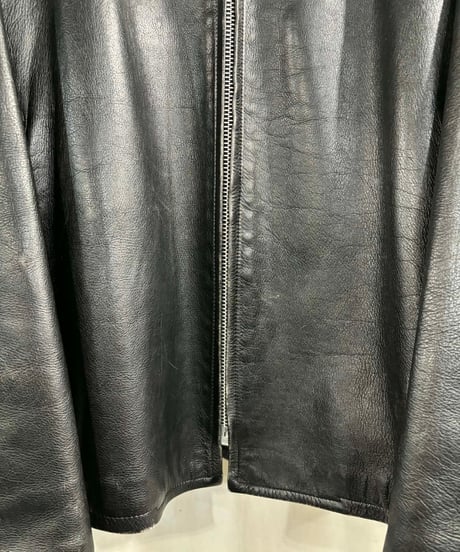 1991aw 6.1THE MEN  yohji yamamoto pour homme  vintage ブリッジバルドーレザーブルゾン（H-Y-227xxx）
