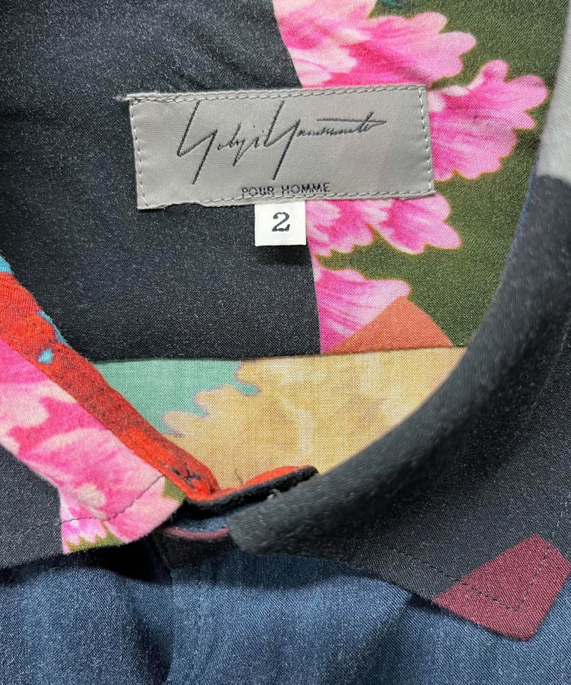 ground y 23SS花柄ロングシャツ Ground Y SS23 | Yohji Yamamoto (ヨウジヤマモト) Official Site