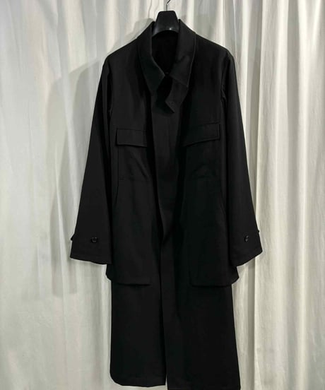 YohjiYamamoto PourHomme ロングジャケットリネン コート2 STAFF STYLING｜THE SHOP YOHJI YAMAMOTO