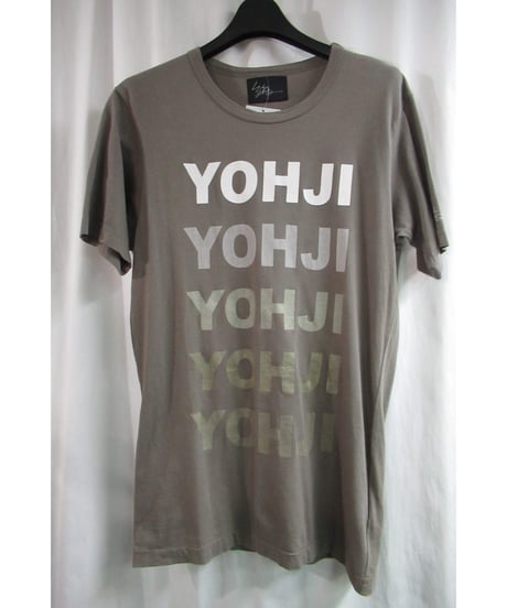 11ss yohji yamamoto pour homme カーキ ロゴ入りカットソー HO-T86-794