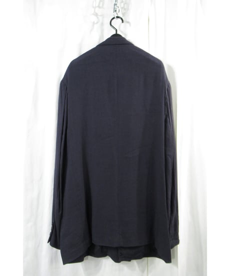 SAMPLE 90’s yohji yamamoto pour homme vintage 紺 ピークドラペルデザインジャケット（HJ-19）