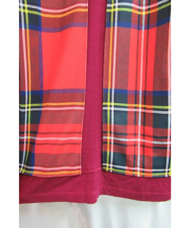 AD2002 COMME des GARCONS HOMME チェック ニット AD2000 COMME des GARCONS HOMME PLUS 素材切り替え チェック