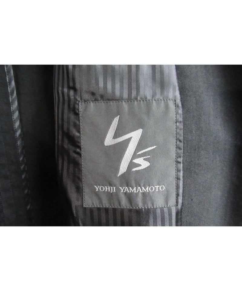 Yohji Yamamotoボタンレスジャケット Y's for men yohji yamamoto ボタンレス ステッチデザインジャケット
