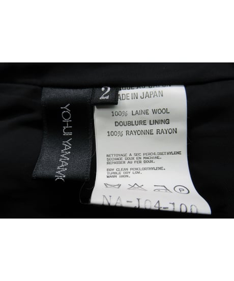 yohji yamamoto +noir デザインジャケット（NA-J04-100）