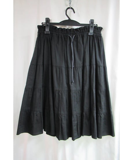 Y's yohji yamamoto ギャザーデザインフレアスカート YR-S11-023