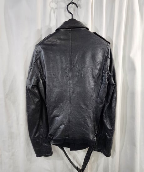 Y's for men  yohji yamamoto 黒 レザーブルゾン （MU-Y03-726）
