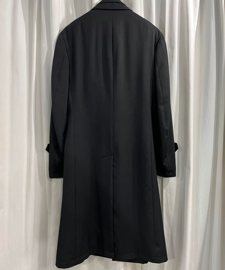 2022AW yohji yamamoto pour homme 2重襟デザインロングジャケット（HE-J57-100）