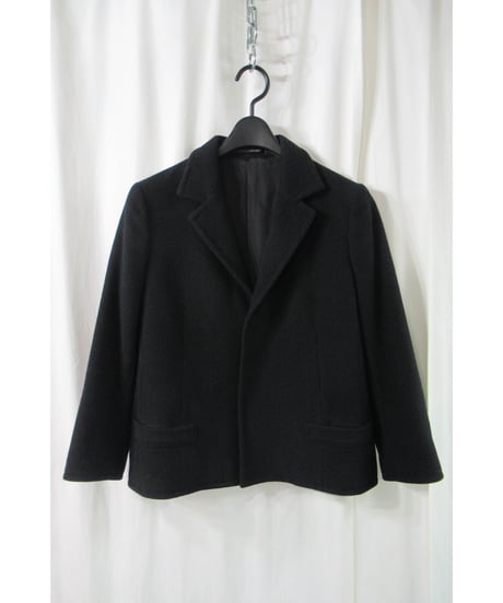 02aw yohji yamamoto femme フラノショートジャケット FM-J04-112