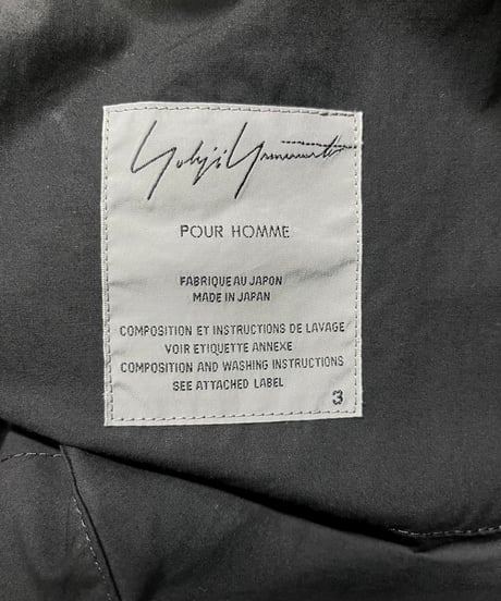 2006SS yohji yamamoto pour homme コットンコート（HR-C08-001）