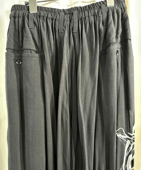 BLACK Scandal yohji yamamoto レーヨン ロングスカート（NH-S17-206）